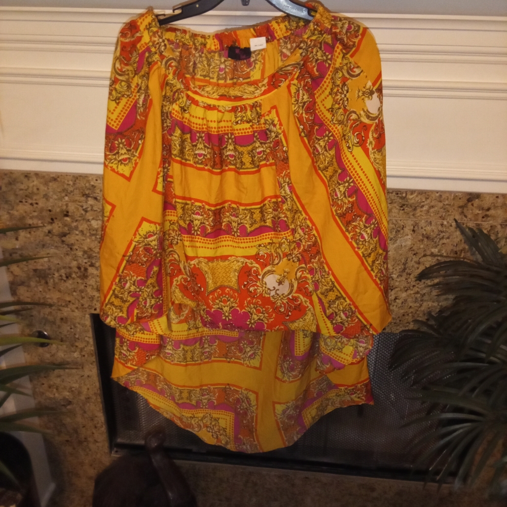 4/$12 Vibrant Patterned Skirt